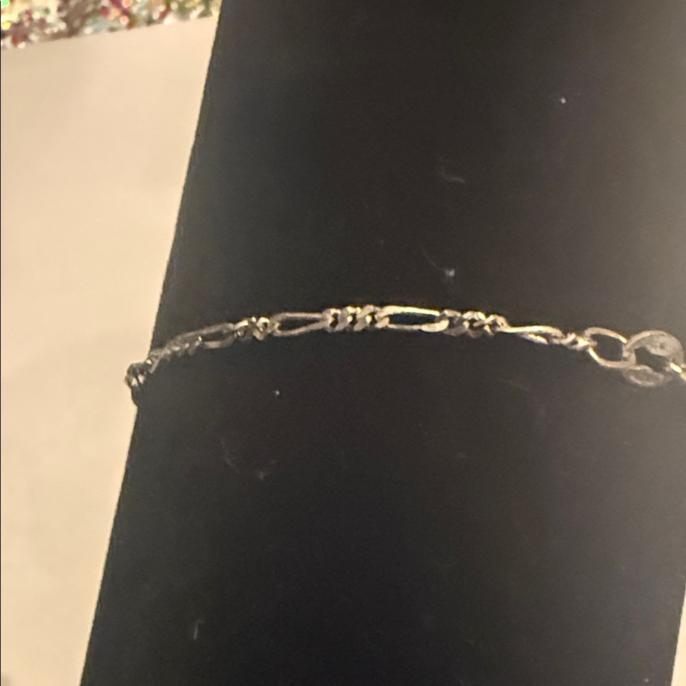 Elegant 925 Italy Silver Chain Bracelet stamp kids bracelet marked